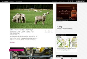 screenshot of fastco.design page