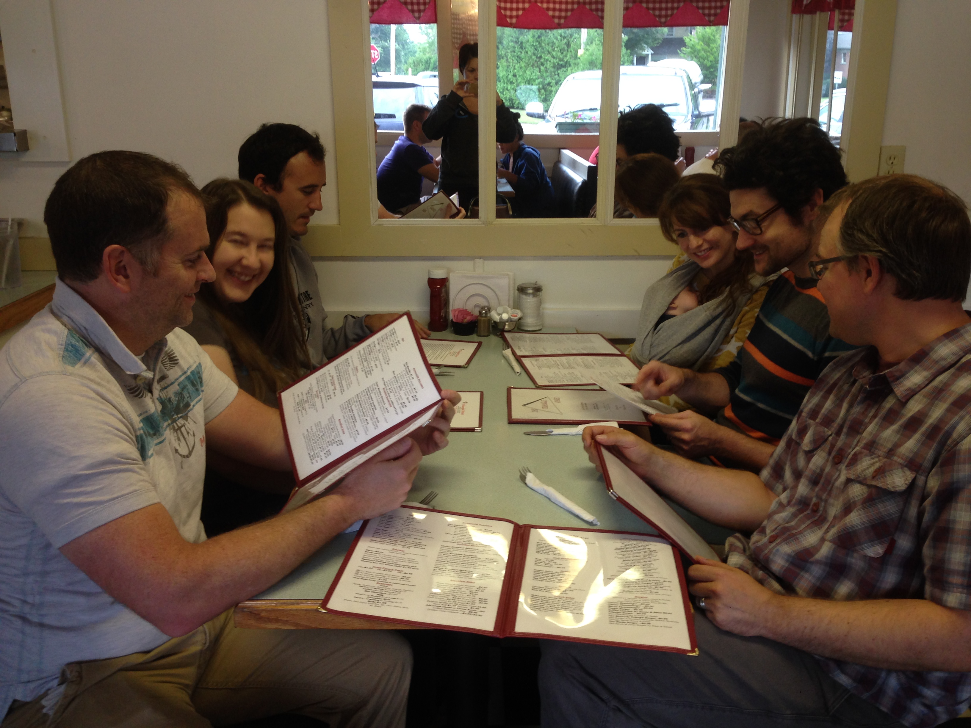 Automatticians in a diner!