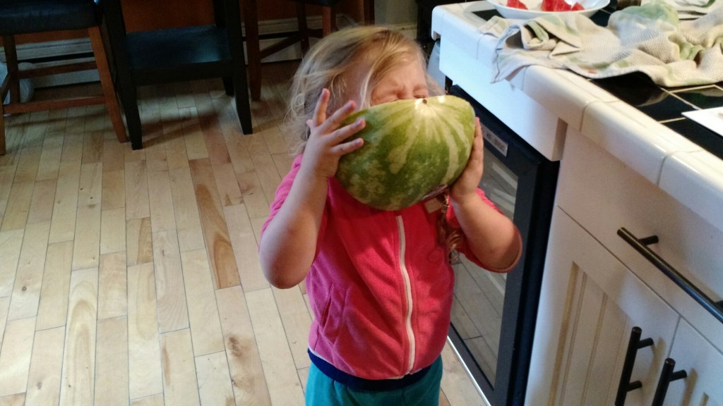 One quarter watermelon